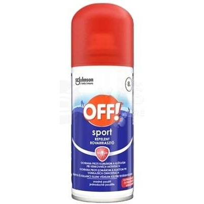 Off! Šport repelent proti kliešťom, komárom rýchloschnúci spray 100 ml