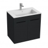 Jika Skrinka Cube s umývadlom 65 cm, antracitový mat H4536011763521