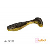 Gumená nástraha Delphin KARMA UVs 10cm (5ks) Farba Mudgold