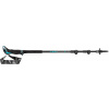 Trekingové palice Leki Makalu Lite AS, black-dark anthracite-petrol, 100 - 135 cm (65221801)