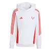 adidas Messi Hoodie Juniors White/Red 9-10 Years