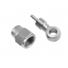 Koncovka banjo 2,3mm s prevlečnou maticou