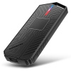 Axagon EEM2-GAM, USB-C 10Gbps - NVMe & SATA SSD GAME M.2 box, bezšroubkový Obal pre SSD Čierna (EEM2-GAM)