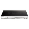 D-Link DGS-1210-10MP/E 10-Port Gigabit PoE+ Smart Switch inc. 2x SFP Ports, POE budget 130W (DGS-1210-10MP/E)