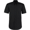 KUSTOM KIT KK 109 / Pánska košeľa Oxford s krátkym rukávom - black L