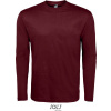 SOL'S | Monarch, Tričko s dl. rukávom, fialová oxblood, 3XL