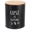 dóza orion black kapsle do kávovaru 16cm