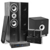 Fenton home cinema set 5.1 - AV550BT 5.1 zosilňovač s Bluetooth, čierne surround reproduktory a subwoofer
