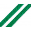 Šnúra plochá/dutinka šírka 10 mm Farba: 17 zelená pastelová