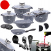 Sada hrncov - Sada mramorových hrncov hrnca mramorová indukcia (Sada hrncov - Sada mramorových hrncov hrnca mramorová indukcia)