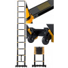 Teleskopický rebrík 4,4 m posilnené + príslušenstvo (Teleskopický rebrík 4,4 m posilnené + príslušenstvo)