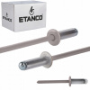 Hliníkové trhacie nity 4,8 x 12 mm RAL 9007 500 ks Etanco