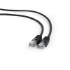 Gembird PP12-5M/BK patch RJ45, cat. 5e, UTP, 5m, čierný