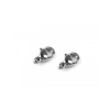 Karabínka z nerezovej ocele, viac veľkostí - 4 ks 1 (6x9 mm) platina