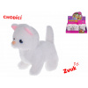Mikro trading Kočka plyšová - 16 cm - chodící se zvukem