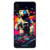 Lesklé pouzdro iSaprio pro Huawei P30 Lite - Astronaut DJ (Lesklé pouzdro, kryt, obal iSaprio Exclusive na mobil Huawei P30 Lite s motivem Astronaut DJ - elegantní skleněný vzhled, skvělá ochrana mobi