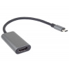 PremiumCord Převodník USB-C na HDMI, rozlišení 4K a FULL HD 1080p, kovové pouzdro ku31hdmi16