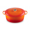 Le Creuset - Liatinový hrniec oválny s pokrievkou 40 cm/13,9 l oranžový