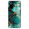 Lesklé pouzdro iSaprio pro Realme C67 - Blue Flowers 12 (Lesklé pouzdro, kryt, obal iSaprio Exclusive na mobil Realme C67 s motivem Blue Flowers 12 - elegantní skleněný vzhled, skvělá ochrana mobilu a