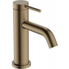 Hansgrohe Tecturis S, stojankový ventil 80 EcoSmart+ na studenú vodu bez odtokovej súpravy, kartáčovaný bronz, HAN-73313140