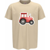 Pískacie tričko detské Traktor Velkost: 158/164, FARBA: PETROL