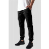 Washed Cargo Twill Jogging Pants - darkshadow 31