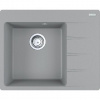 Franke Centro - Fragranitový drez CNG 611-62 TL/2, 62x50 cm, sivý kameň 114.0637.502