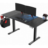 ULTRADESK Herný stôl LEVEL V2 BLUE, 140x68cm, 72-117cm, elektricky nastaviteľná výška, s XXL podložkou pod myš, držiak slúchadiel UDESK-LVA-BL