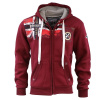 GEOGRAPHICAL NORWAY mikina pánská FESPOTE MEN 100 nadměrná velikost 5XL bordó