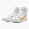 Boxerská obuv Nike Machomai 3 SE – biela/zlatá 45