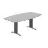 OFFICE PRO s.r.o. HOBIS kancelársky stôl jednací rovný - FJ 200, šedá