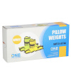 ONE FITNESS Závažia na zápästia a členky WW01 2 x 0,7 kg žlté