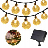 Vonkajšia dekoračná reťaz GIRLANDA - LED solárny girlanda, záhradné svetlá, 100 LED guličiek (Vonkajšia dekoračná reťaz GIRLANDA - LED solárny girlanda, záhradné svetlá, 100 LED guličiek)
