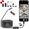 INŠPEKČNÁ kamera DUO Endoskop PEVNÁ pre iPHONE a PC 5M 8+1LED 2xFHD WiFi