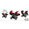 Baby Active Twinni Premium : Autosedačka (vajíčko) - S autosedačkami - 2 ks, Farba - Rosso