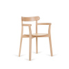 PAGED Icho B-4420 Seat Wood Back Wood Farba dreva: buk lakovaný, Čalúnenie: dyha
