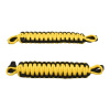 Dverné popruhy Paracord, Žltý, Čierna, Jeep Wrangler JK, TJ