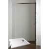 ARTTEC Posuvné sprchové dvere do niky ONYX 116 - 121 cm číre sklo s mramorovou vaničkou POLARIS 120 x 80 cm PAN04507