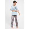 Chlapčenské pyžamo Taro Parker 3085 122-140 - Modrá / 134