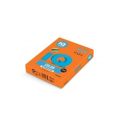 Farebný papier IQ color oranžový OR43 A4 160g