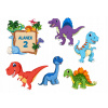 Vytlačenie cukrovej hmoty na tortu Dinosaury meno vek