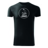 DRAGOWA fitness tričko muscle army biceps, čierna 180g/m2 - XXL