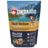 Ontario Adult Medium Fish & rice Hmotnosť: 2,25 kg