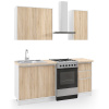 Casarredo Kuchyně NUEVA B 120 bílá/dub sonoma