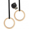 Gymnastické kruhy VIRTUFIT Wooden Gym Rings