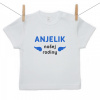 Boodyy Tričko s krátkym rukávom Anjelik našej rodiny 80 (9-12 mesiacov)