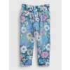 GAP Baby džínsy mom floral Modrá 3YRS Modrá Modrá