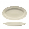 BERNADOTTE - Oválna misa 34cm,II.A., slonová kosť (6628)