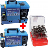 Prodejní set - Bruska na vrtáky BV26 Max rozsah 8-32mm, 230V, 0,5A, 90W + Bruska na vrtáky BV13 rozsah 2-13mm, 230V, 0,25A, 45W + Sada vrtáků 91-dílná 1-10mm - SET-BV003-3/26