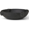 Svietnik - podnos Ferm Living keramický 27 cm tmavosivý